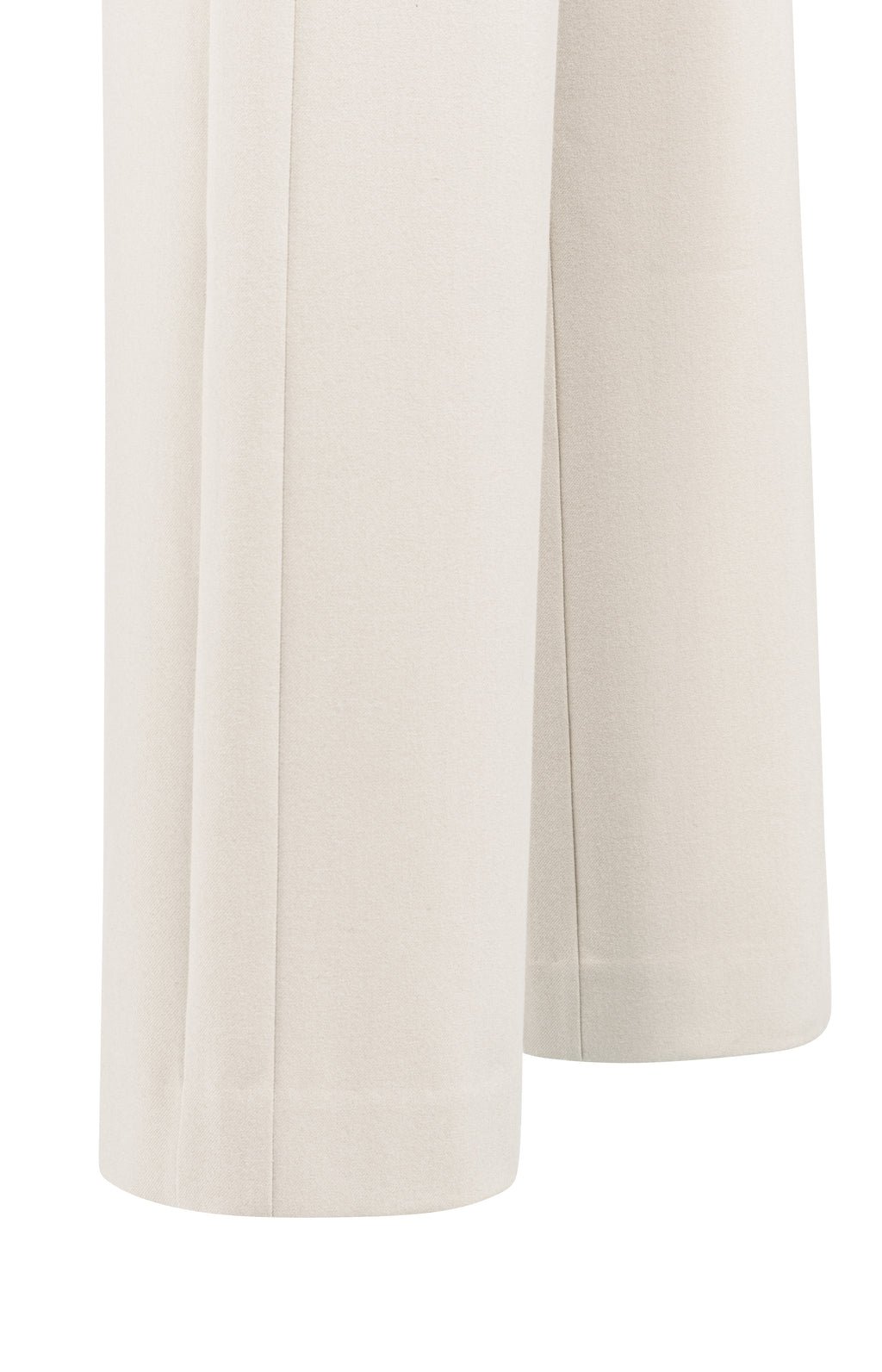 Soft Woven Trousers in Grey Melange