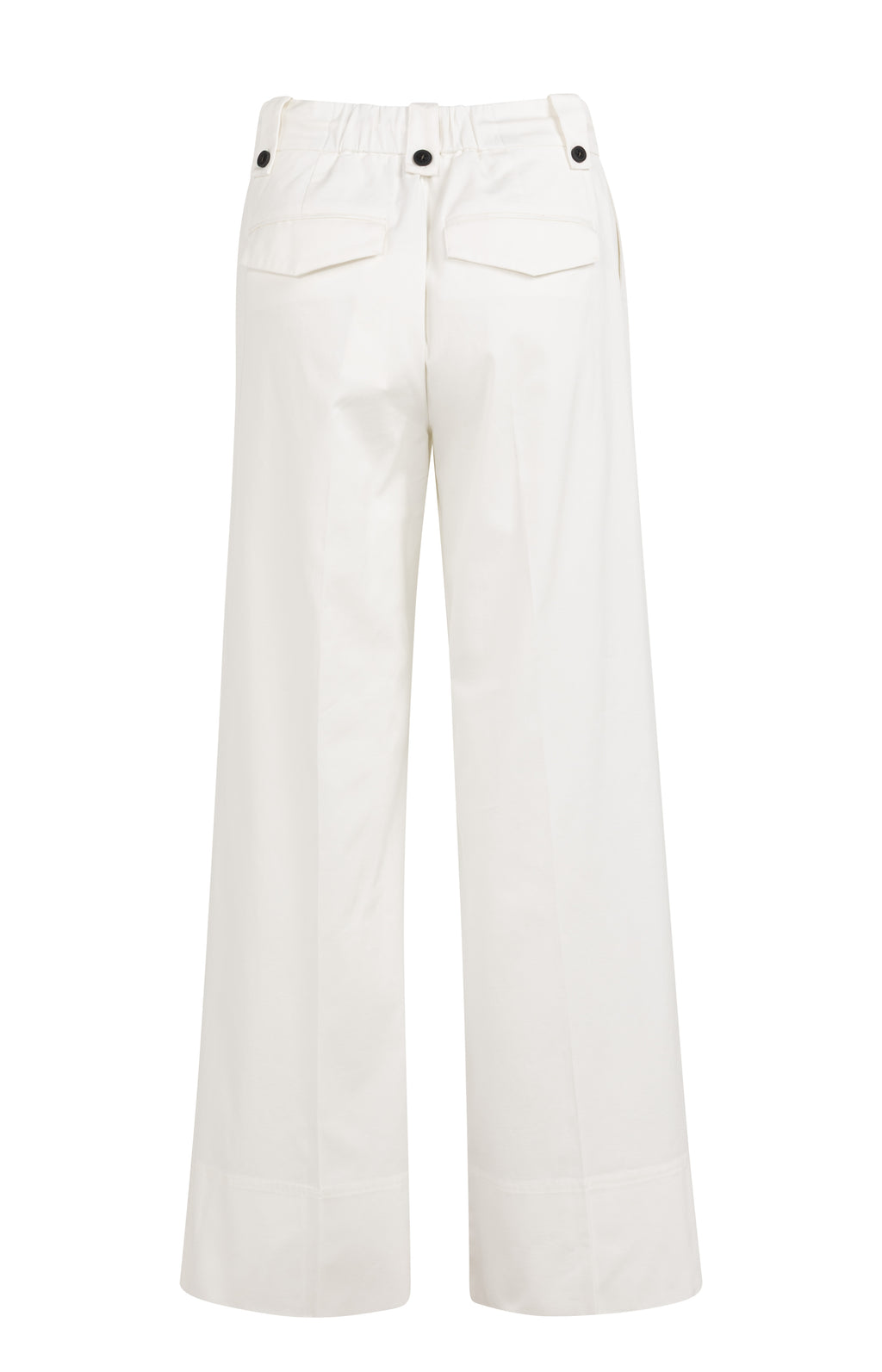 Temple Gray Wide Leg Jersey Trousers – YAYA