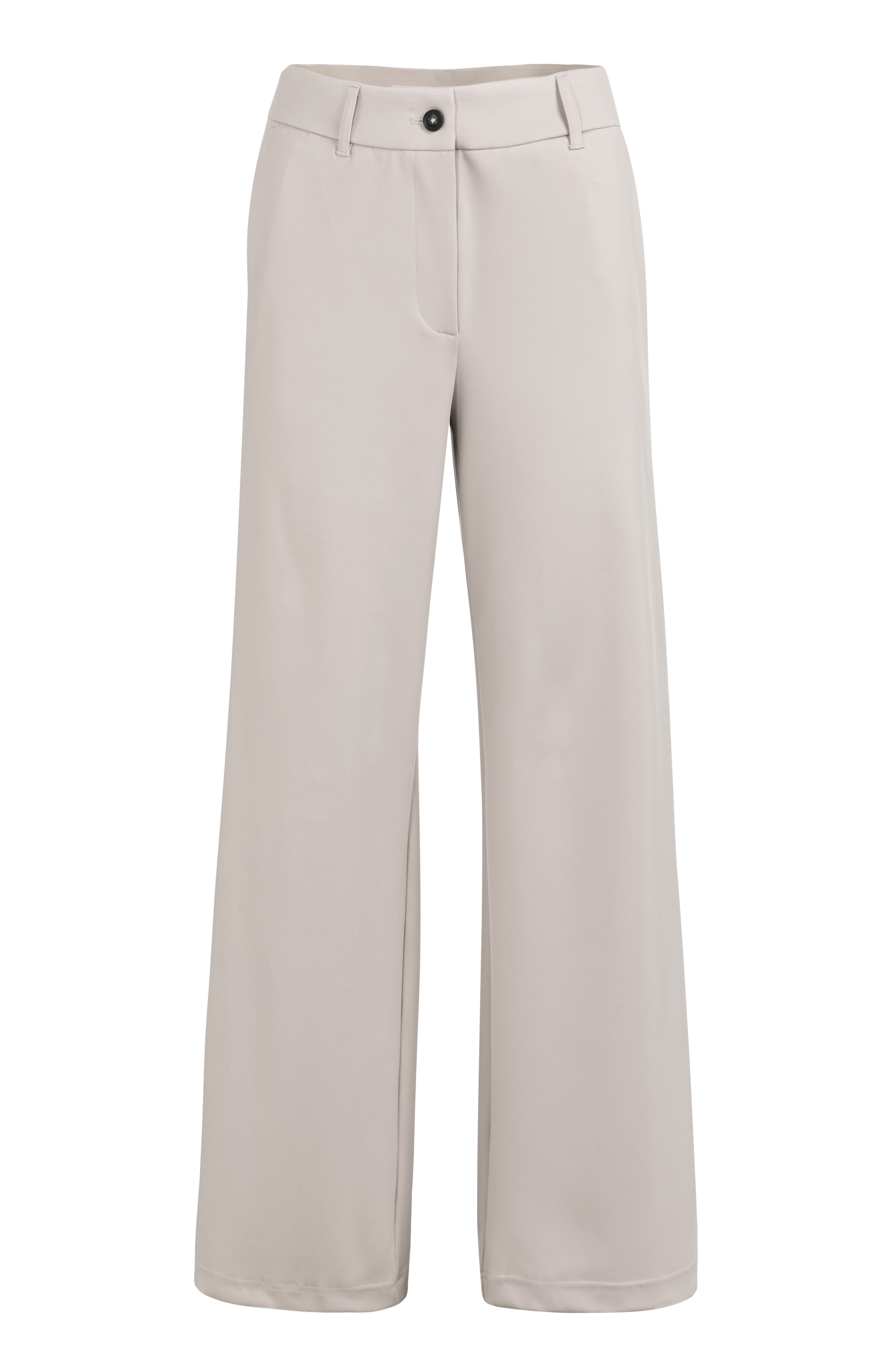 Mauve Wide Leg Jersey Trousers – YAYA