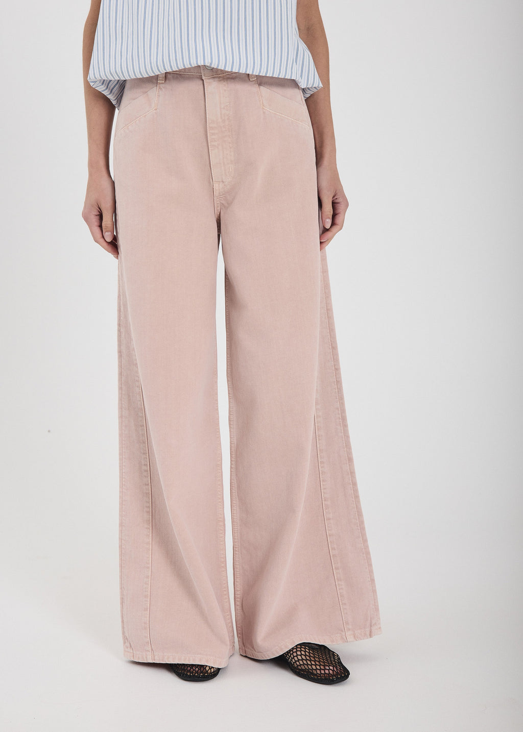 Light Pink Wide Leg Jeans – NORR
