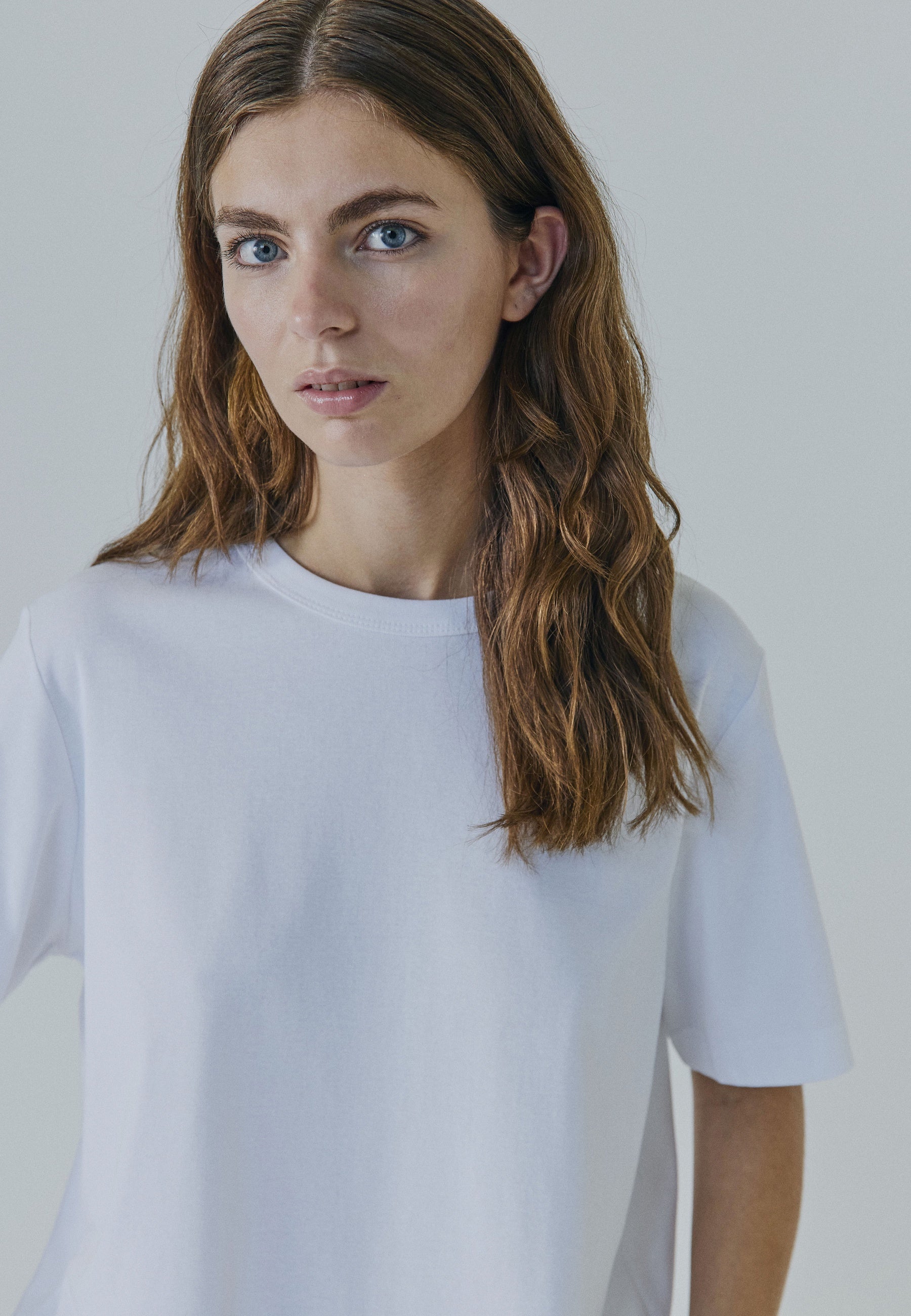 White Cotton Jersey T-Shirt – NORR