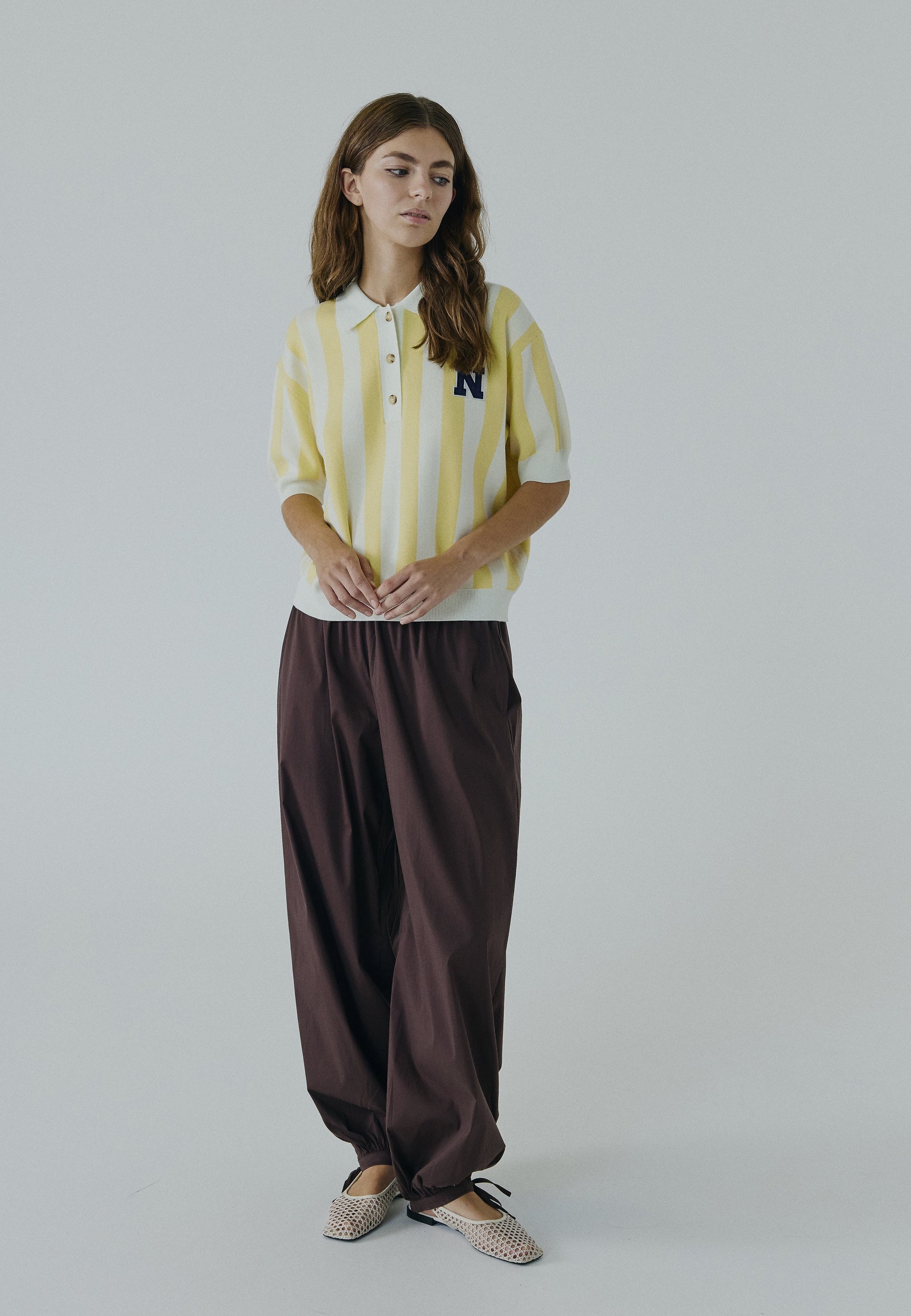 Dark Brown Wide Leg Trousers – NORR