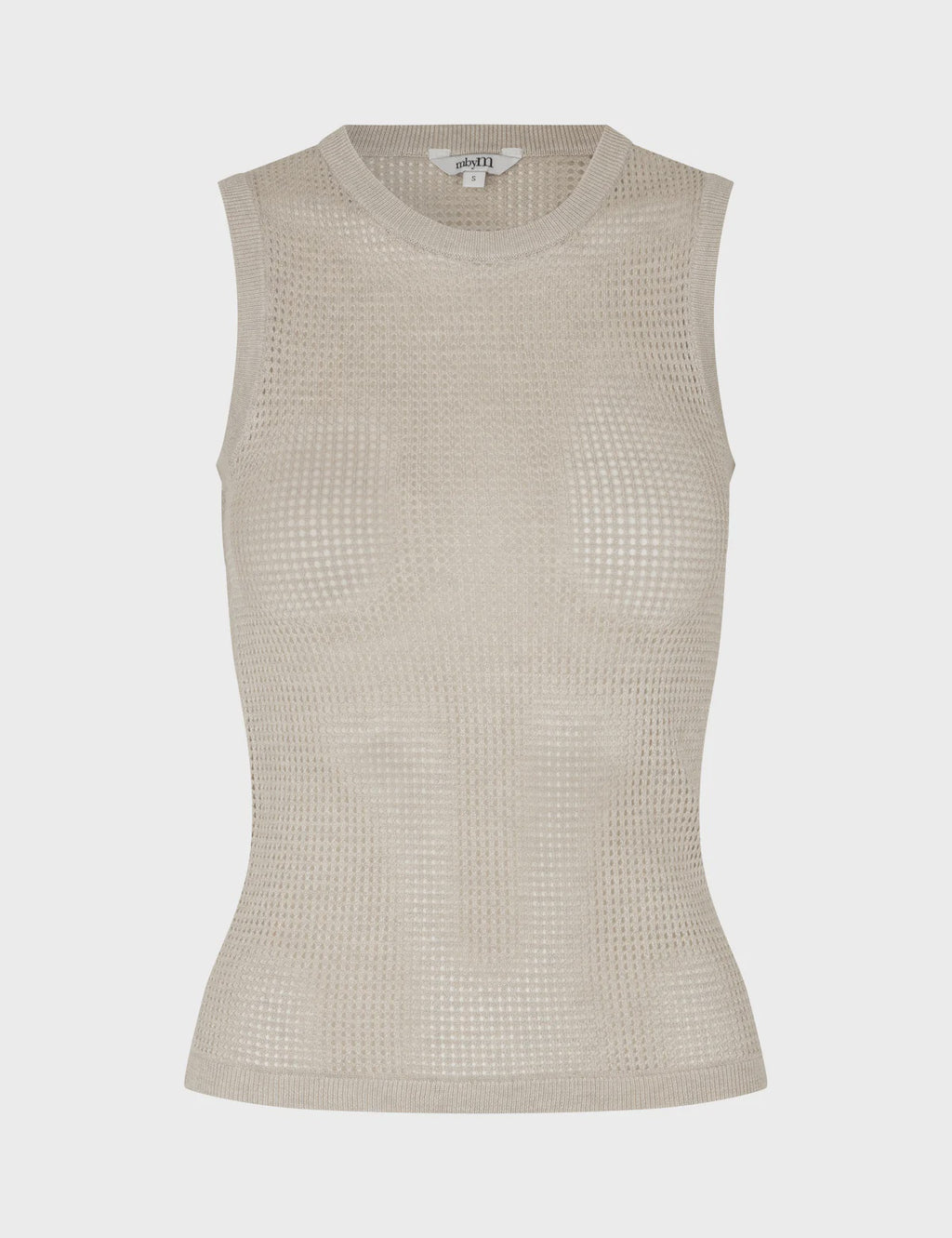 CALLIS-M KNIT VEST - OYSTER MELANGE - mbyM