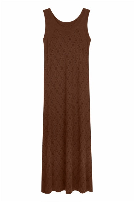Embroidered Sleeveless Dress Dolores Cortés