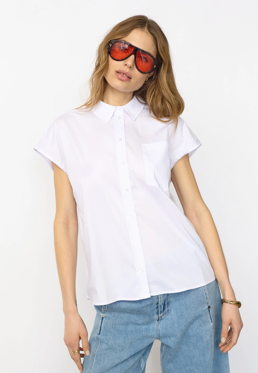ElanaCC Slit Back SS Shirt