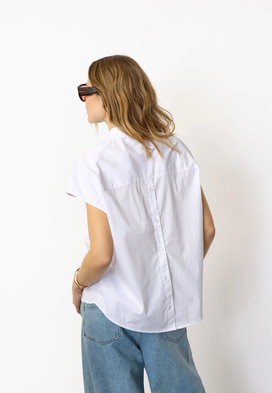 ElanaCC Slit Back SS Shirt