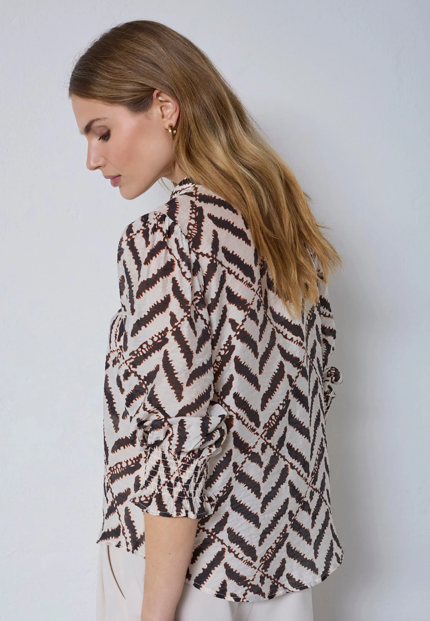 MemphisCC SS V-Blouse