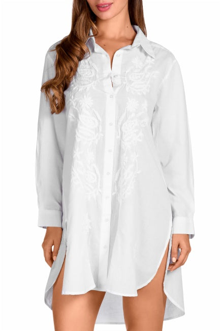 Cotton Shirt Dress Dolores Cortés
