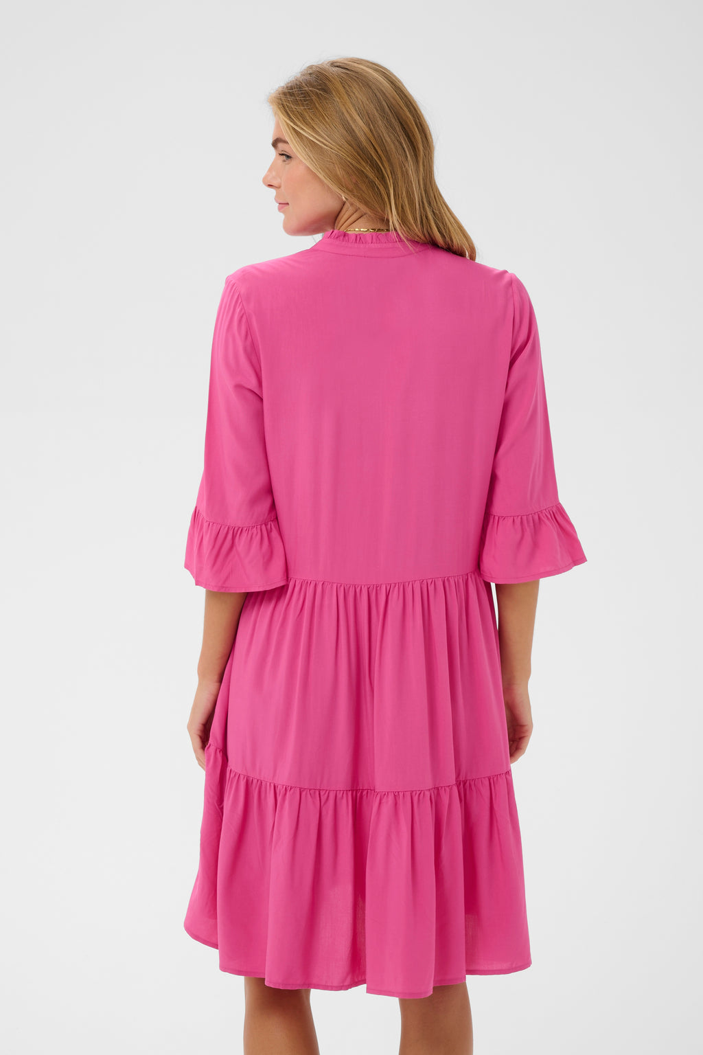 EdaSZ Solid Dress - Raspberry Rose - Saint Tropez