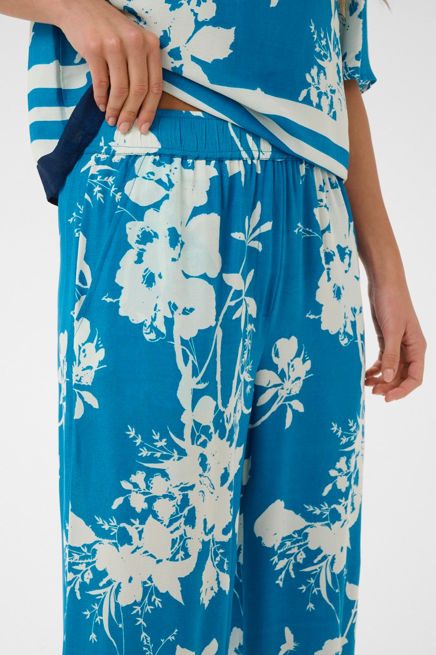 RashedaSZ Pants - Vallarta Blue Flow - SAINT TROPEZ