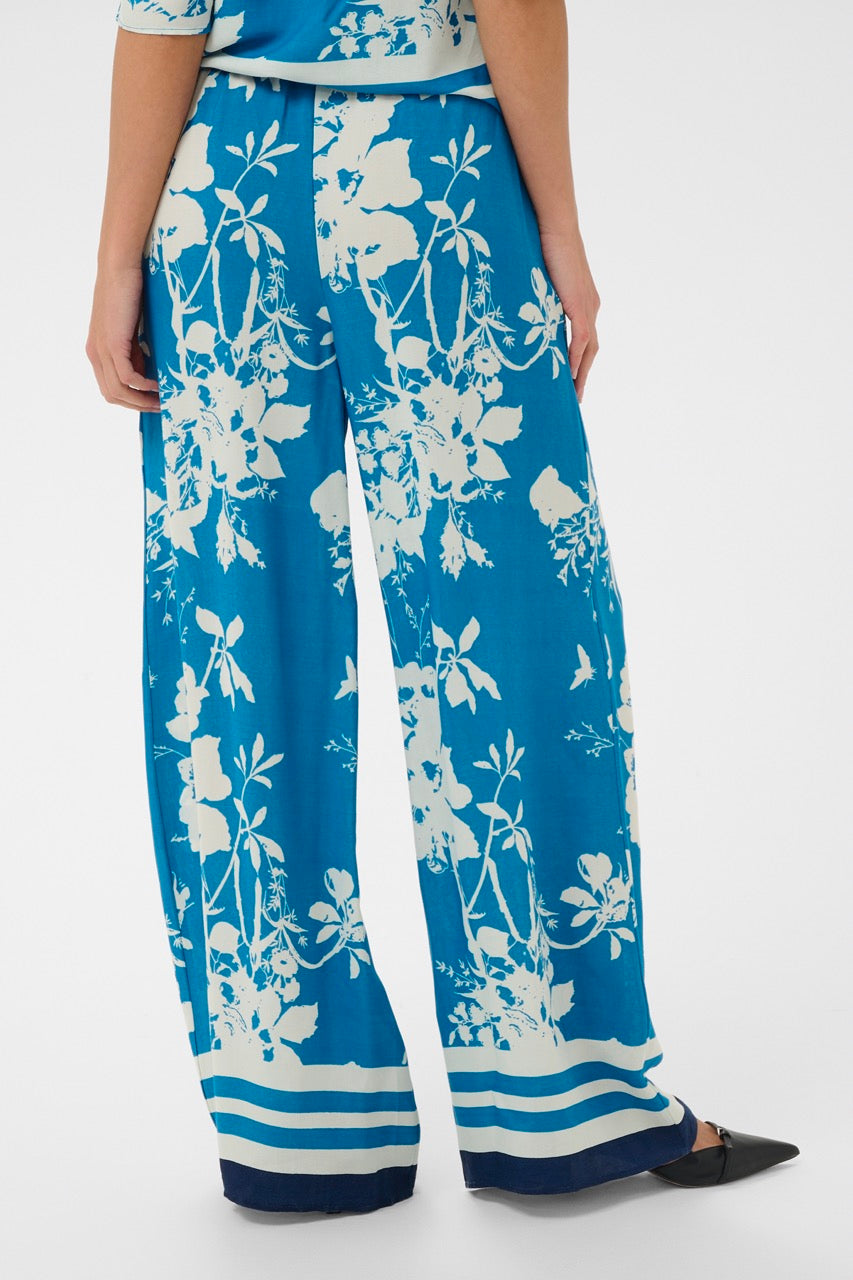 RashedaSZ Pants - Vallarta Blue Flow - SAINT TROPEZ