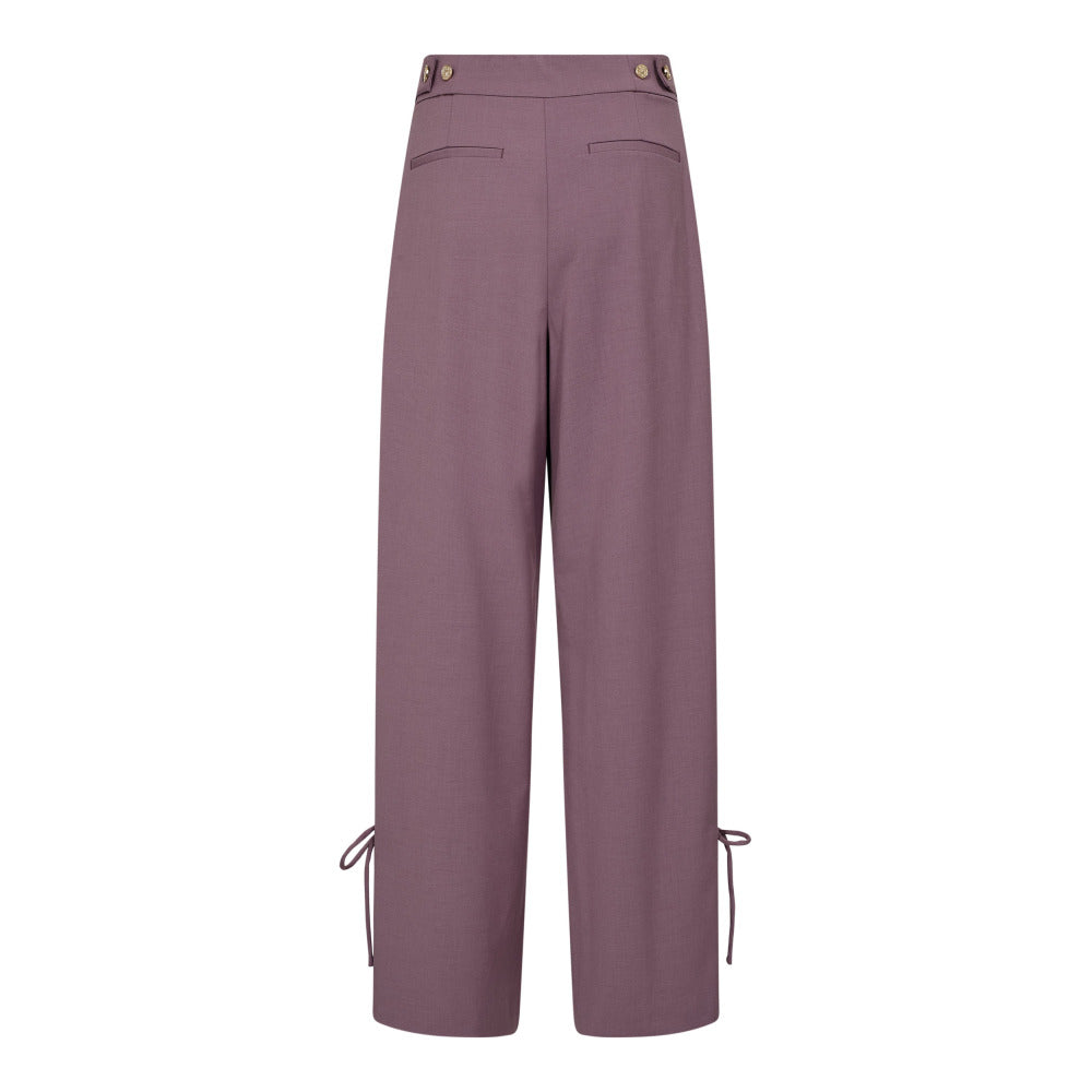 LiamCC String Pleat Pant in Old Rose / UK equivalents are approximate /