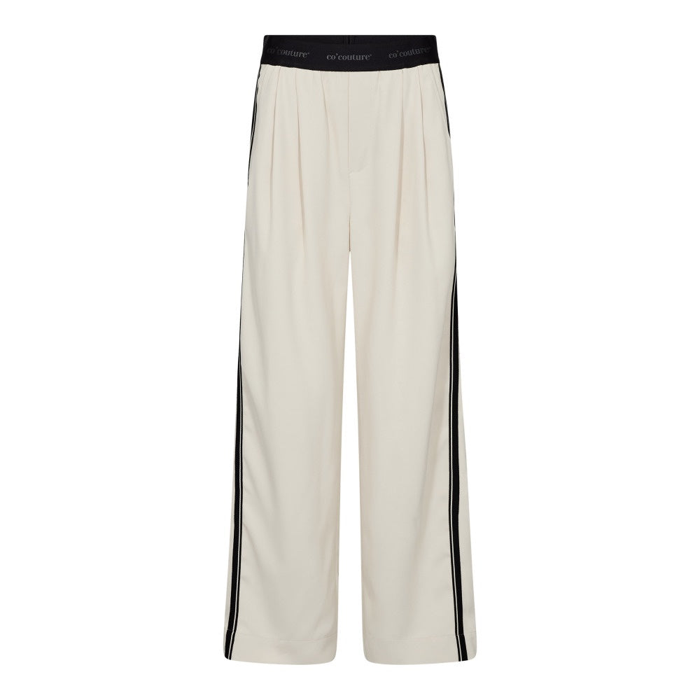 Split Panel Pants in Bone - AminaCC