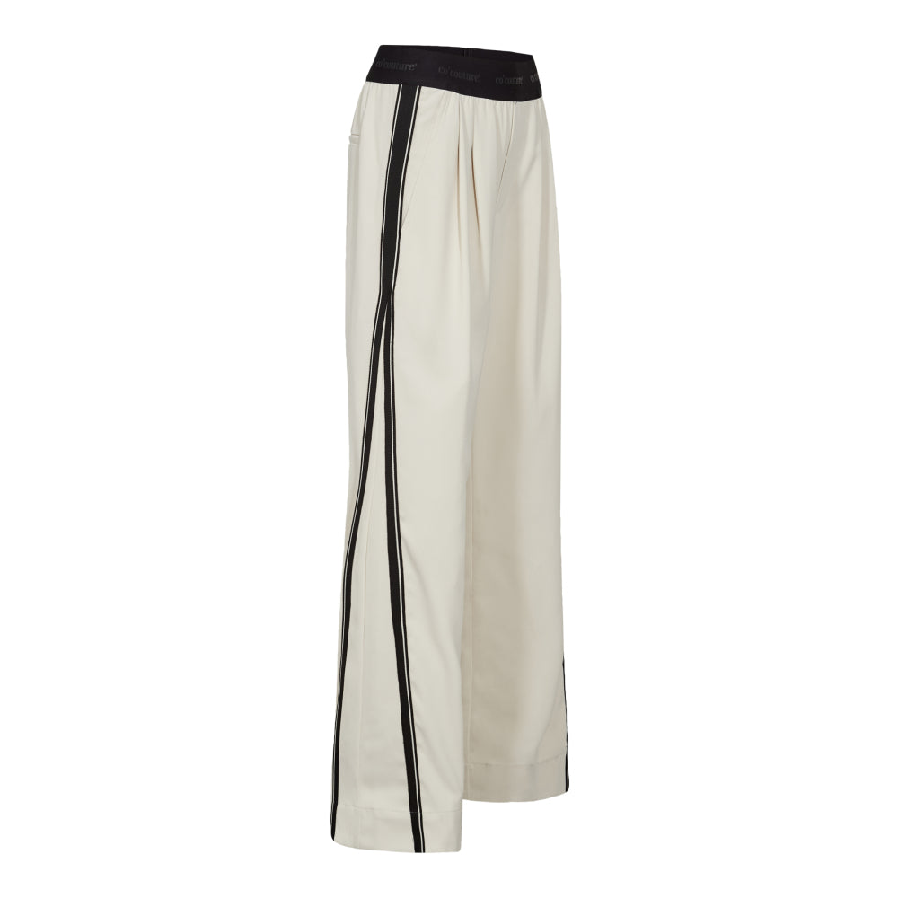 Split Panel Pants in Bone - AminaCC