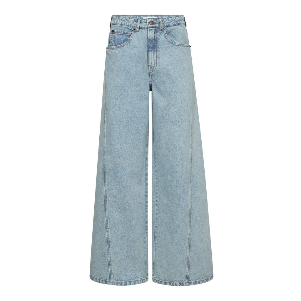 Pale Blue Wide Leg Jeans – Co'Couture