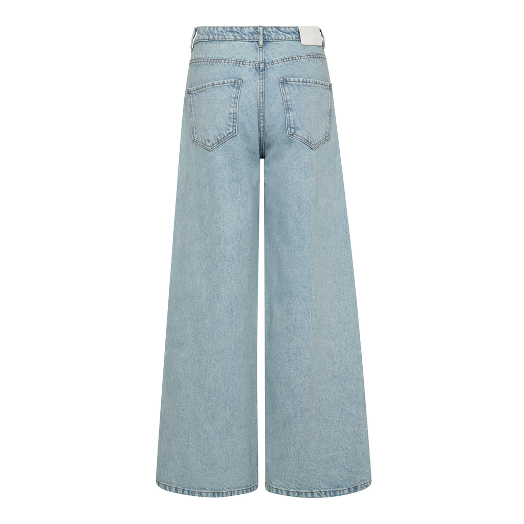 Pale Blue Wide Leg Jeans – Co'Couture