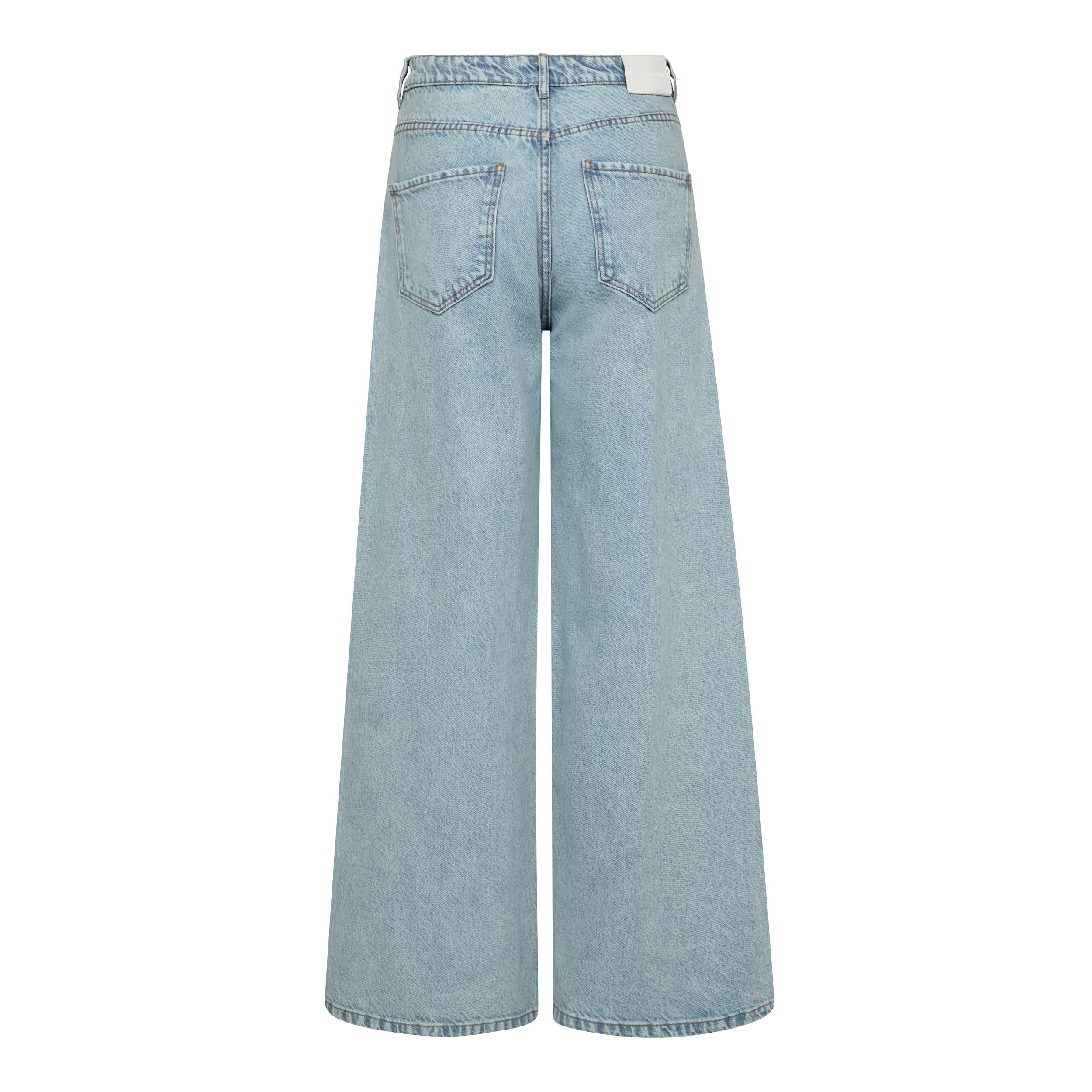 Pale Blue Wide Leg Jeans – Co'Couture