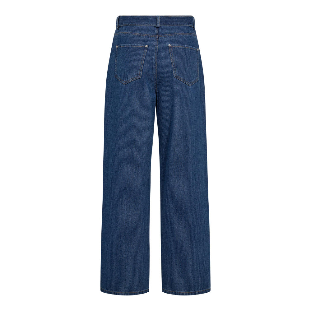 KimmyCC – Belt Jeans in Dark Denim