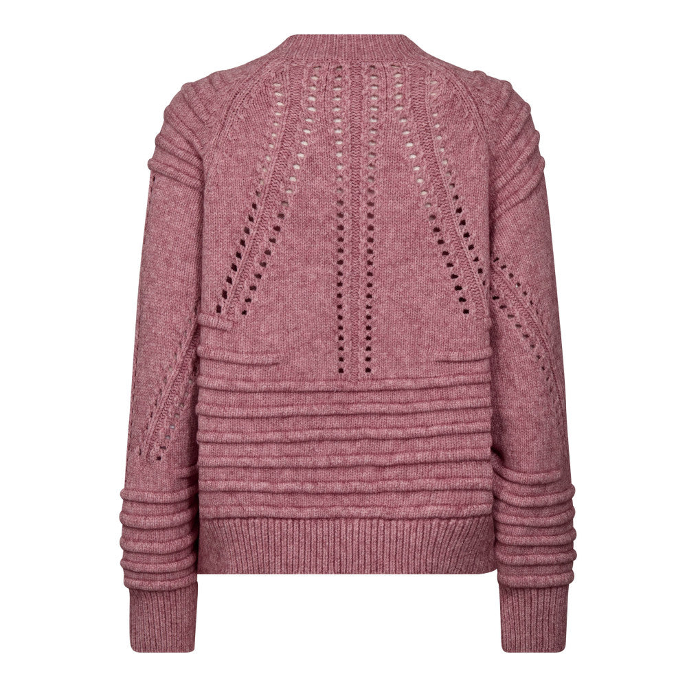 RowanCC Hole Turtle Knit in Candyfloss / UK equivalents are approximate /