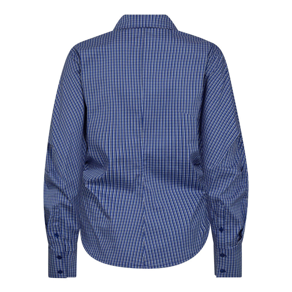 Asymmetric Shirt in New Blue - AnizaCC