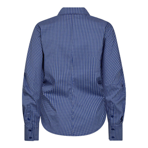 Asymmetric Shirt in New Blue - AnizaCC