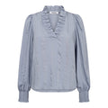 V-Blouse in Pale Blue - KesiCC