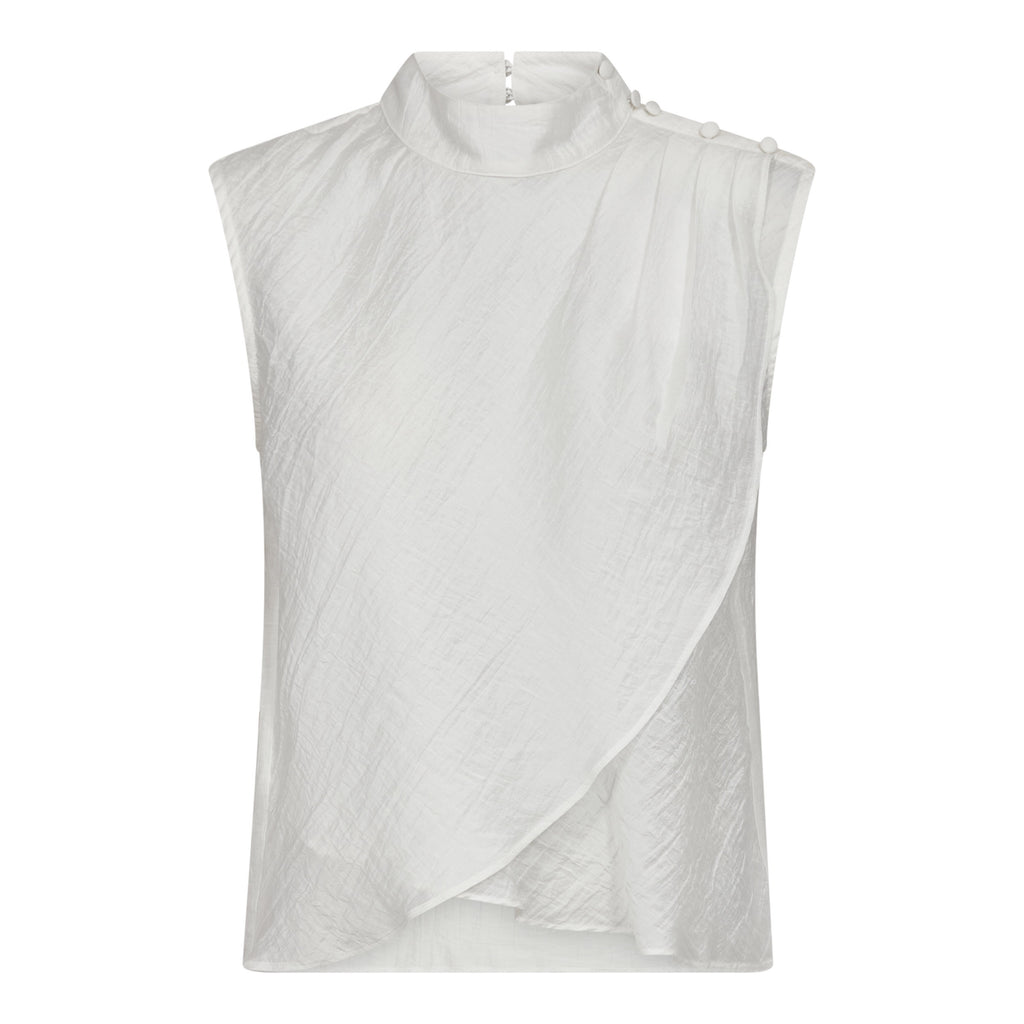 ConnyCC – Drape Top in White
