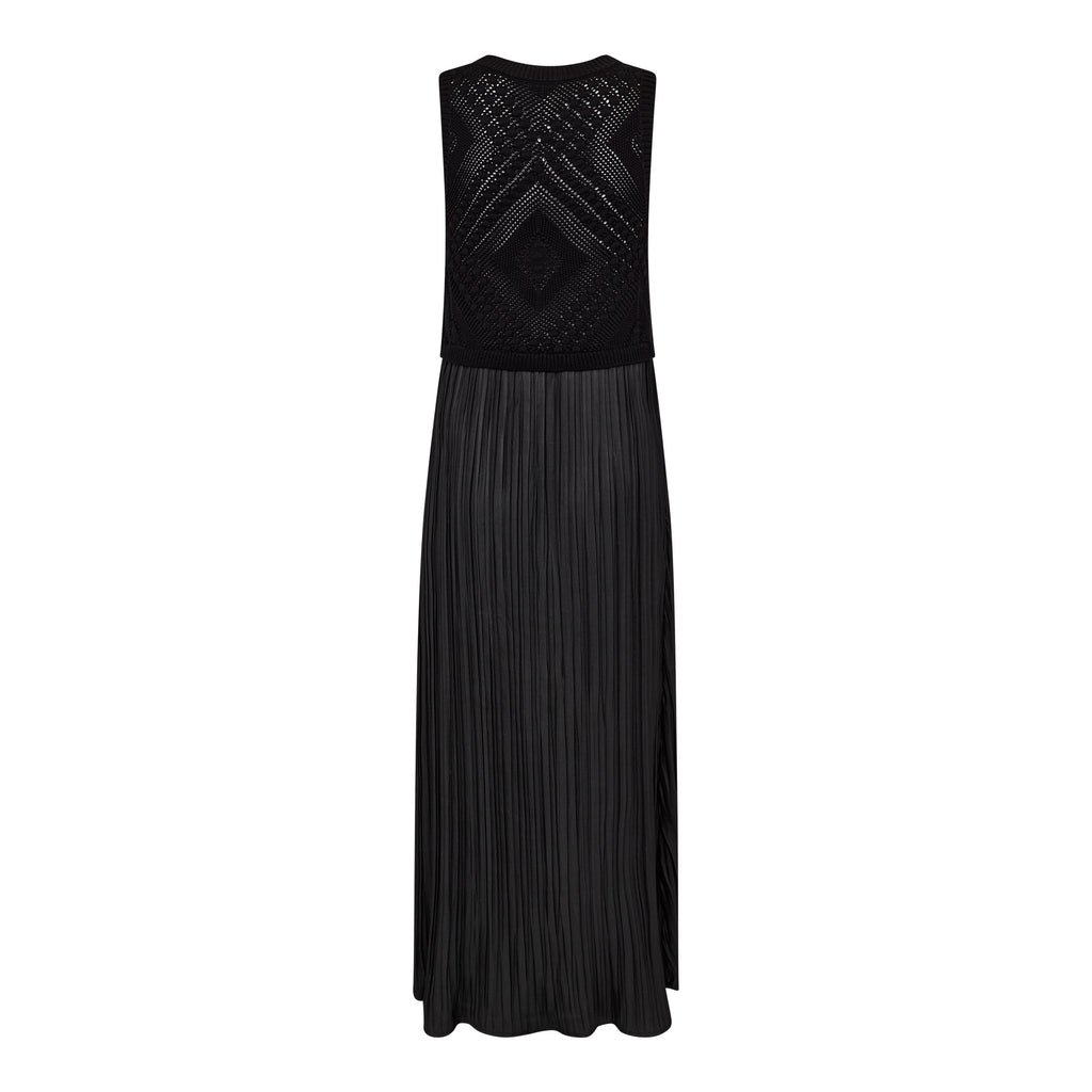 TammyCC Plissé Mix Dress Black