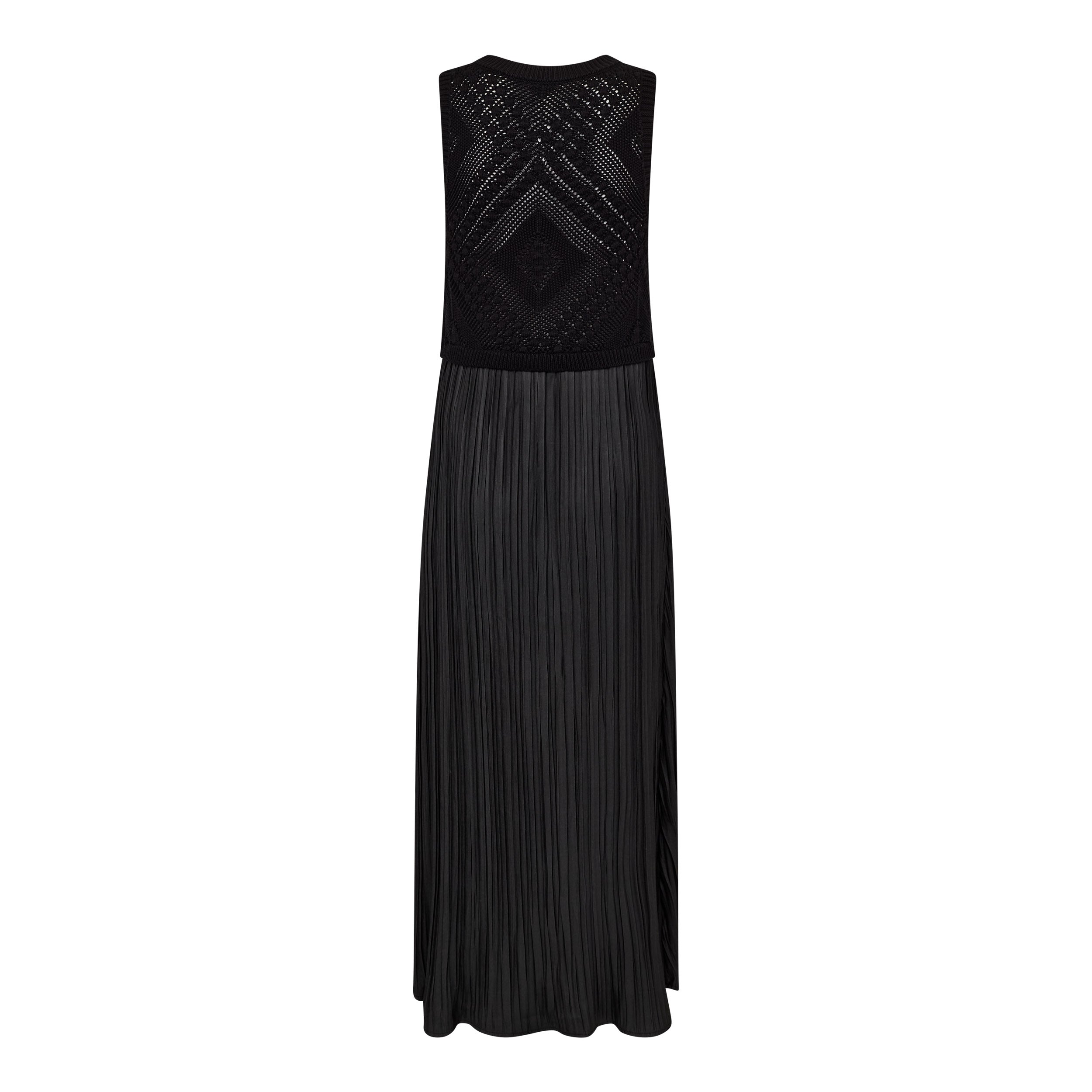 TammyCC Plissé Mix Dress Black