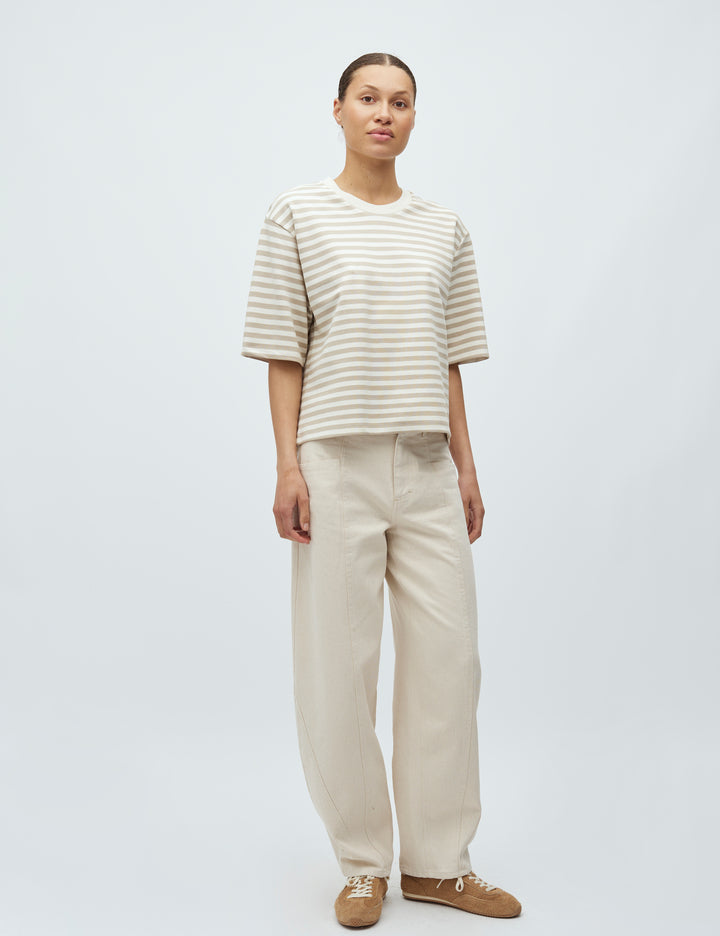 Fossil Stripe Oversized T-Shirt – mbyM