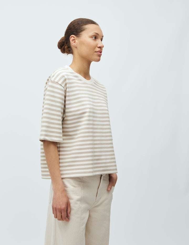 Fossil Stripe Oversized T-Shirt – mbyM