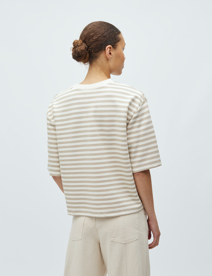Fossil Stripe Oversized T-Shirt – mbyM