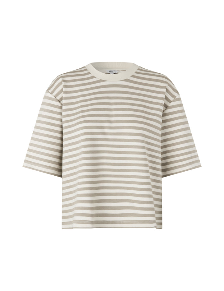 Fossil Stripe Oversized T-Shirt – mbyM