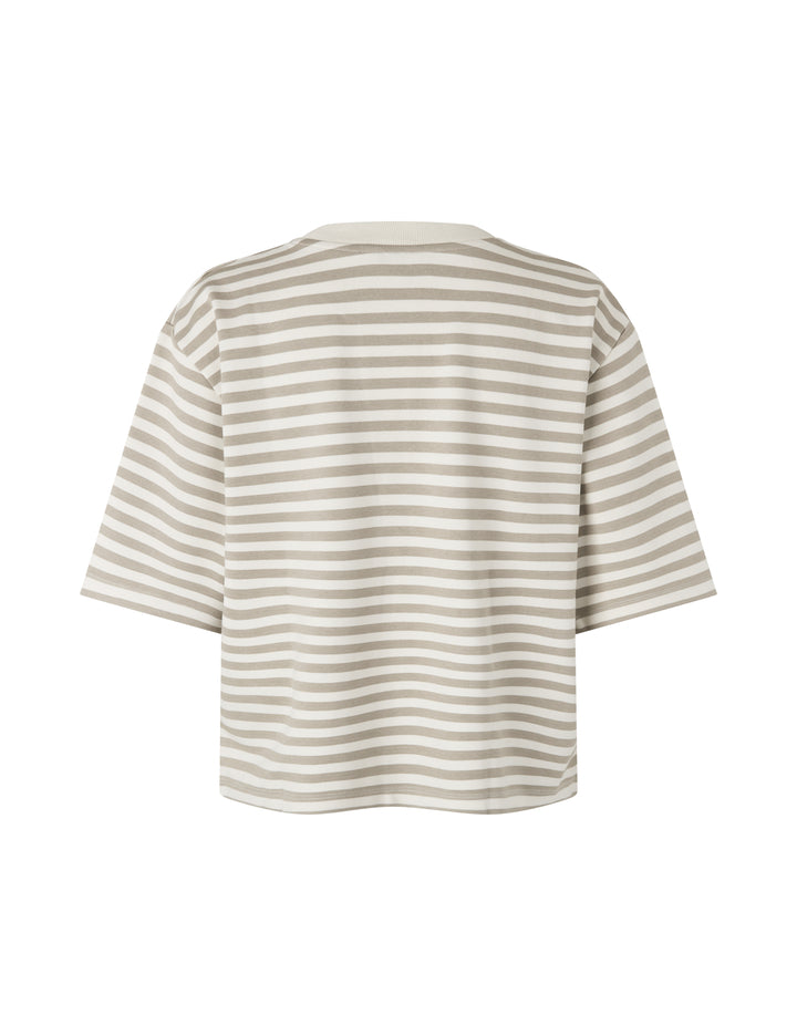 Fossil Stripe Oversized T-Shirt – mbyM