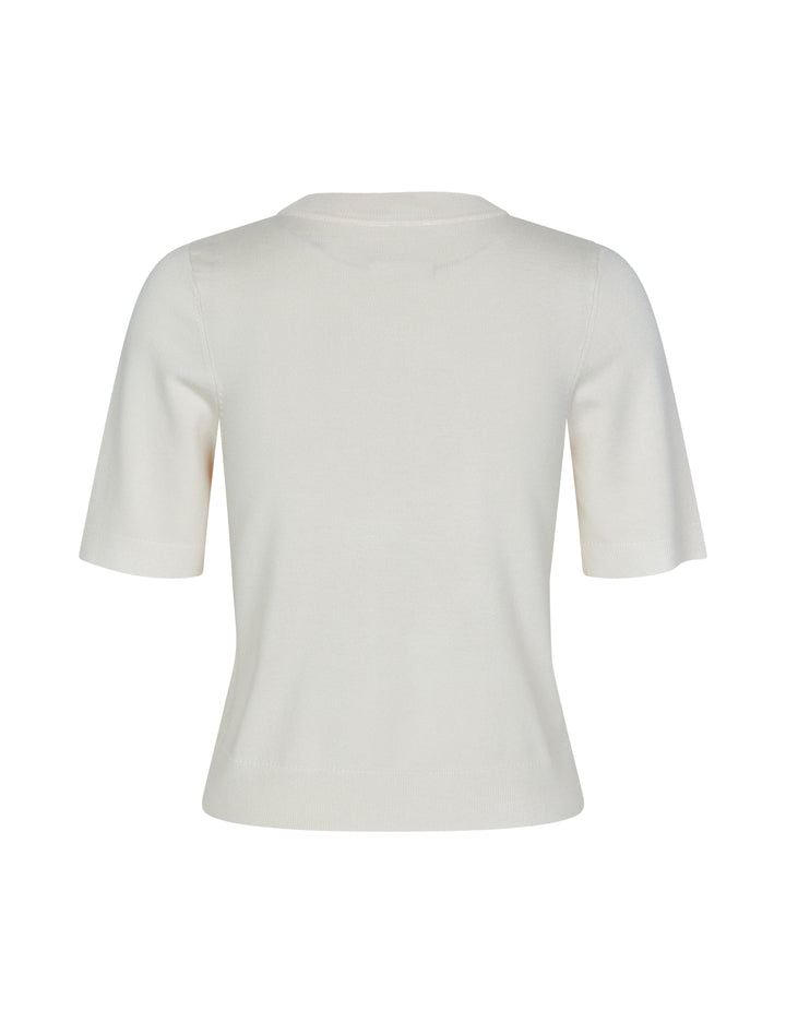 Carla-M – Short Sleeve Knit with O-Neck