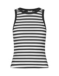 White Black Stripe Organic Cotton T-Shirt – mbyM