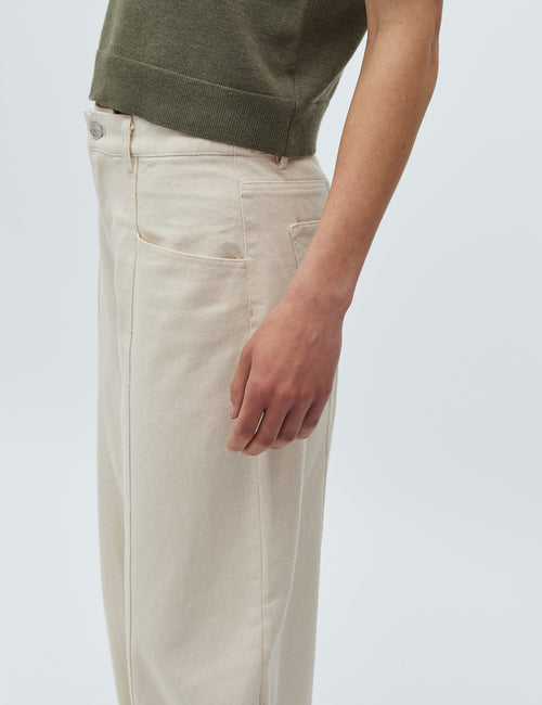 Almira-M Barrel Leg Jeans – Nature Look