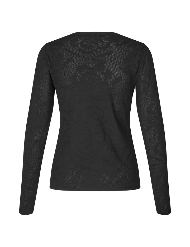 Black Long Sleeve Knit Top – mbyM