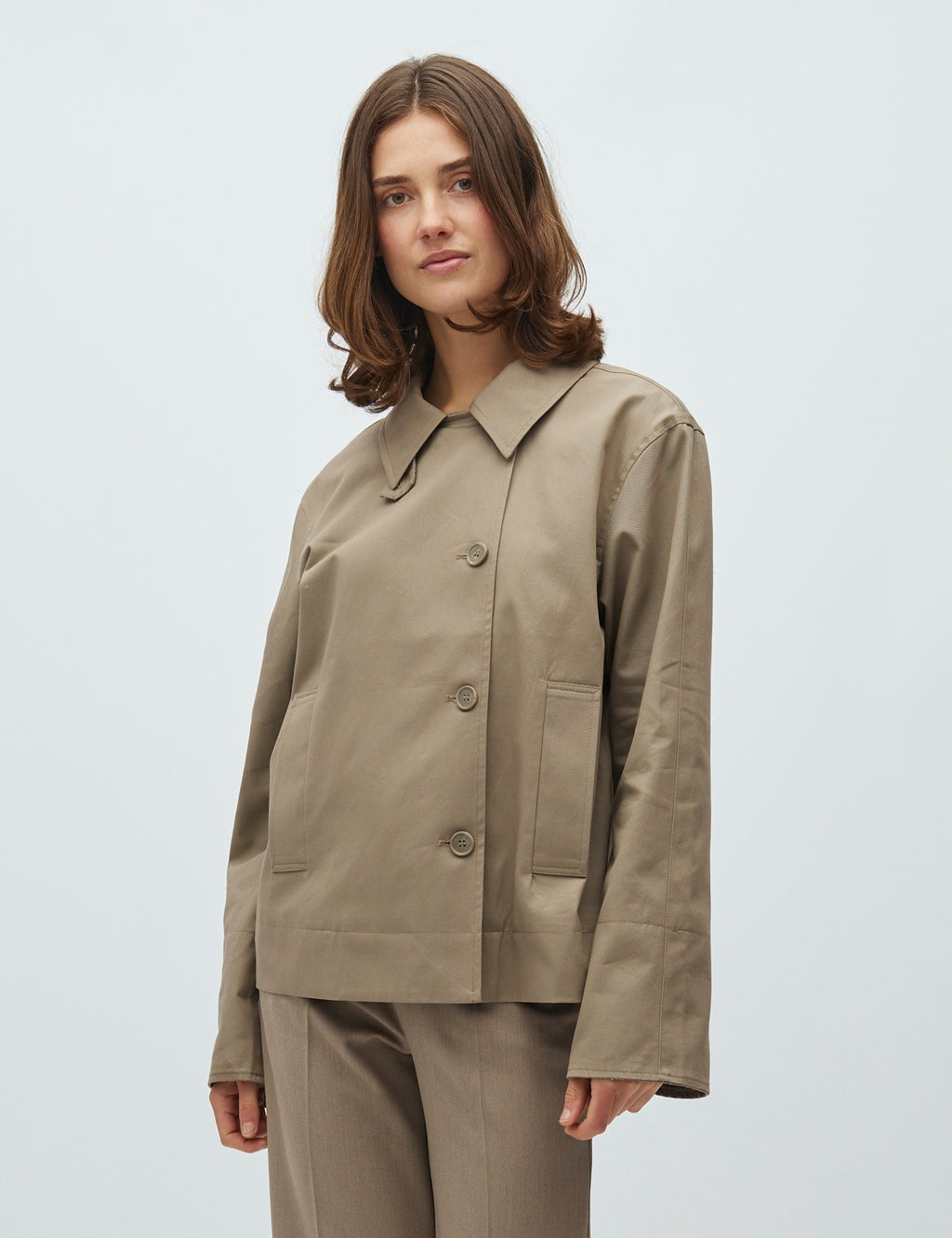 Bavina-M – Jacket in Brindle Sand