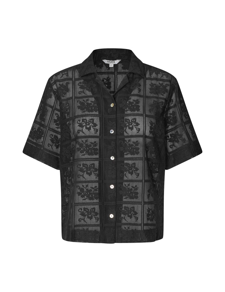 Black Lightweight Short Sleeve Top – MbyM