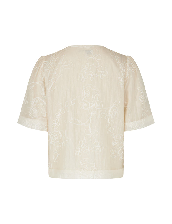 NYPHERA-M BLOUSE JACKET - SUGAR