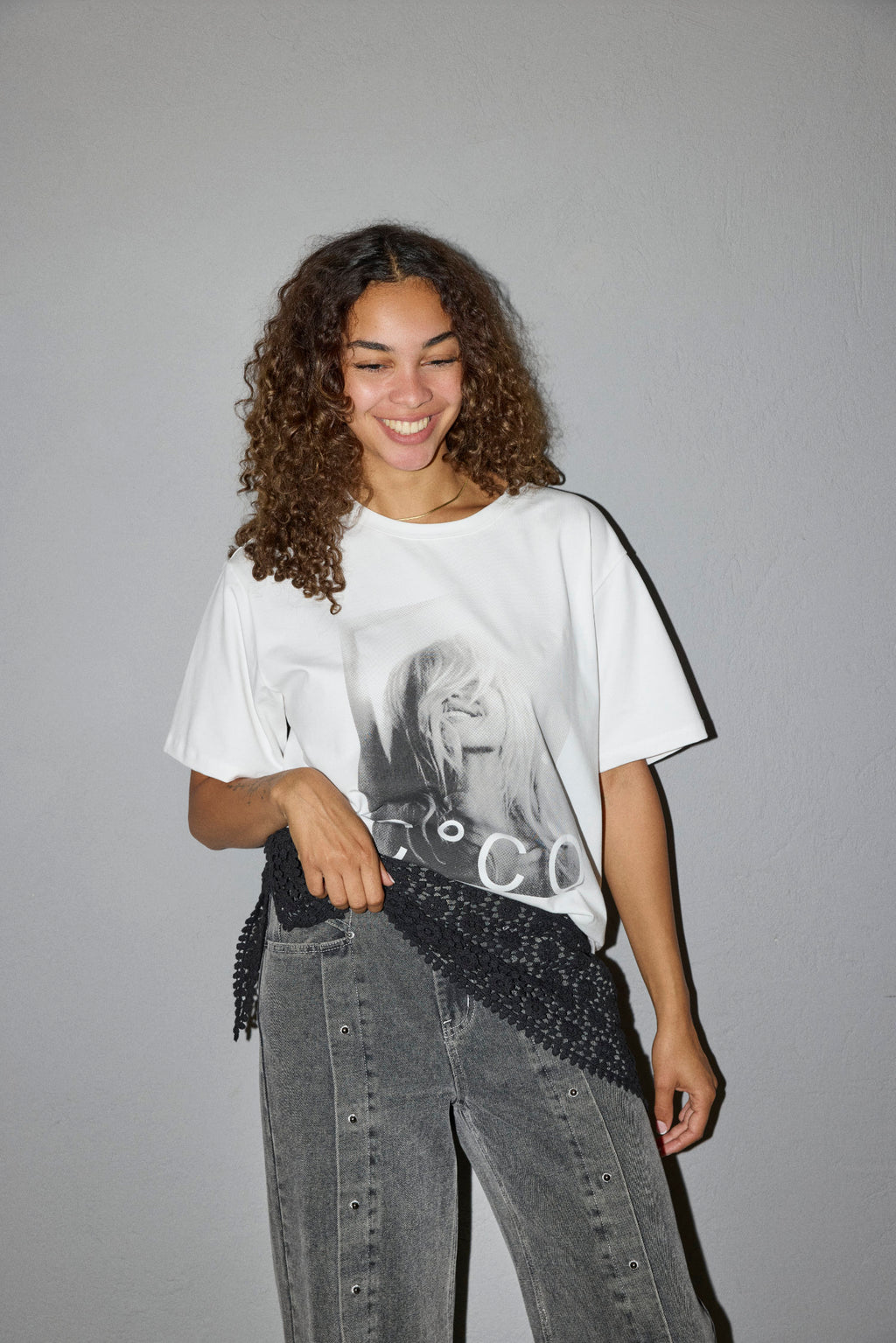 WillaCC Button Jeans in Black