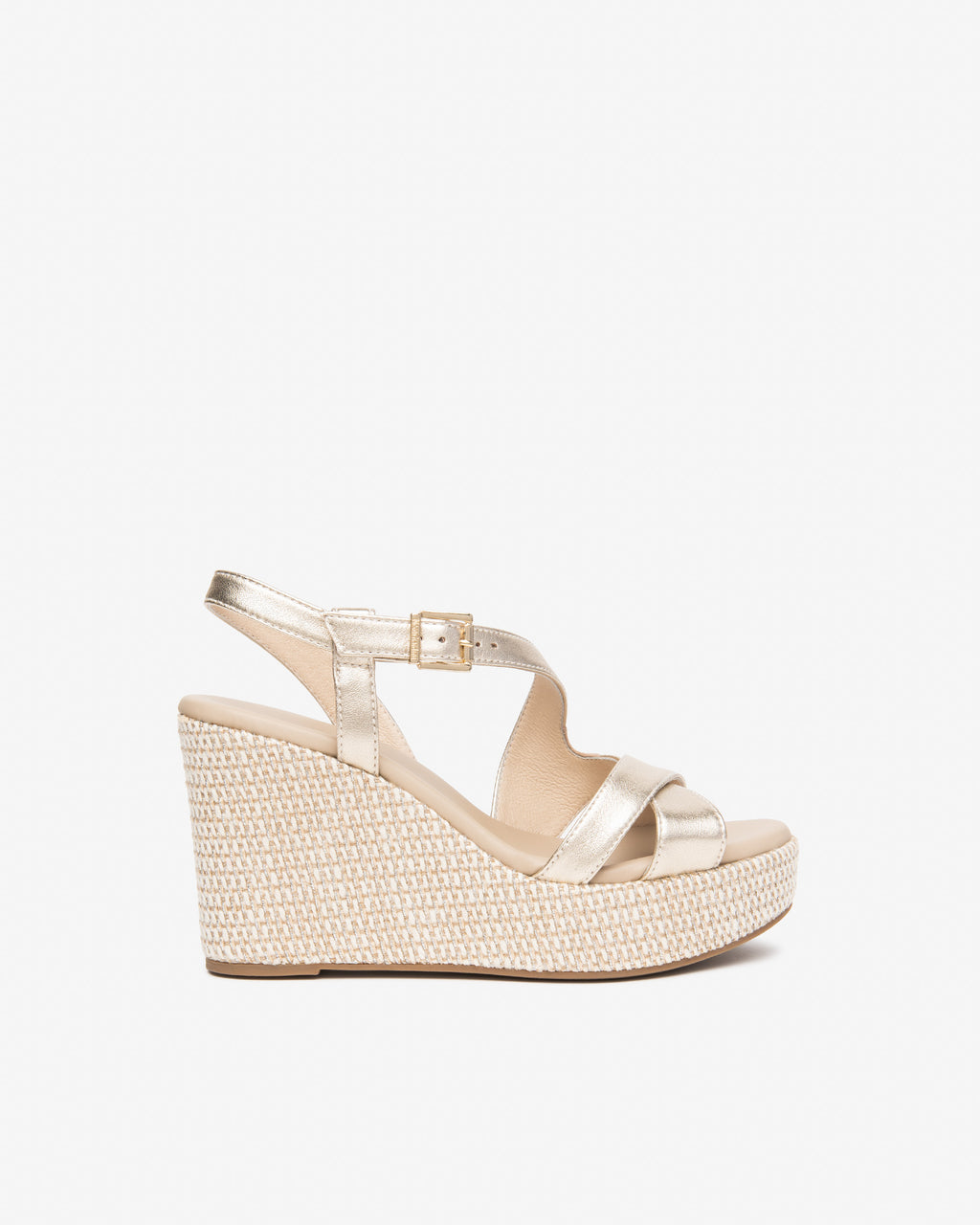 Women's Leather Wedge Sandals NeroGiardini