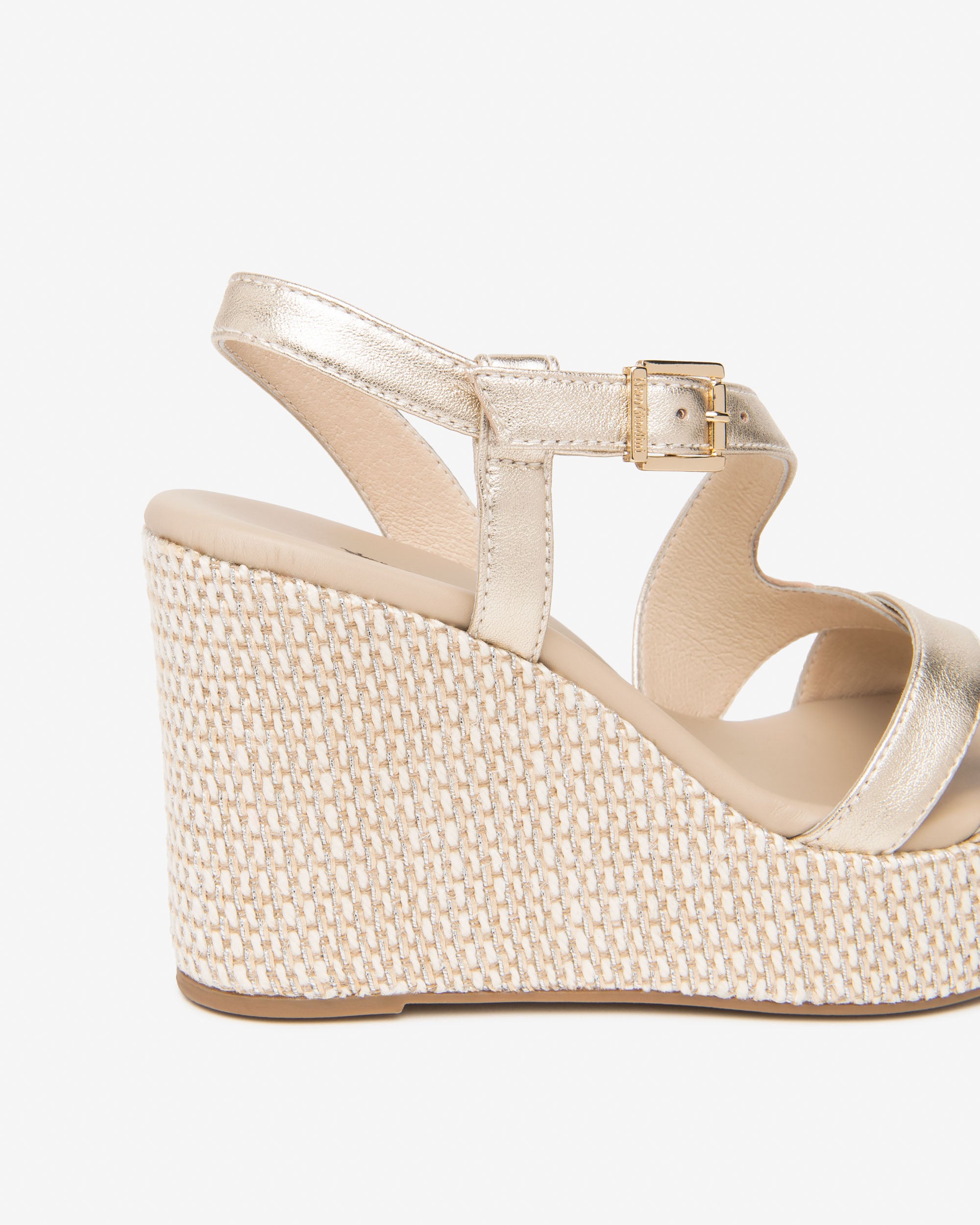 Women's Leather Wedge Sandals NeroGiardini