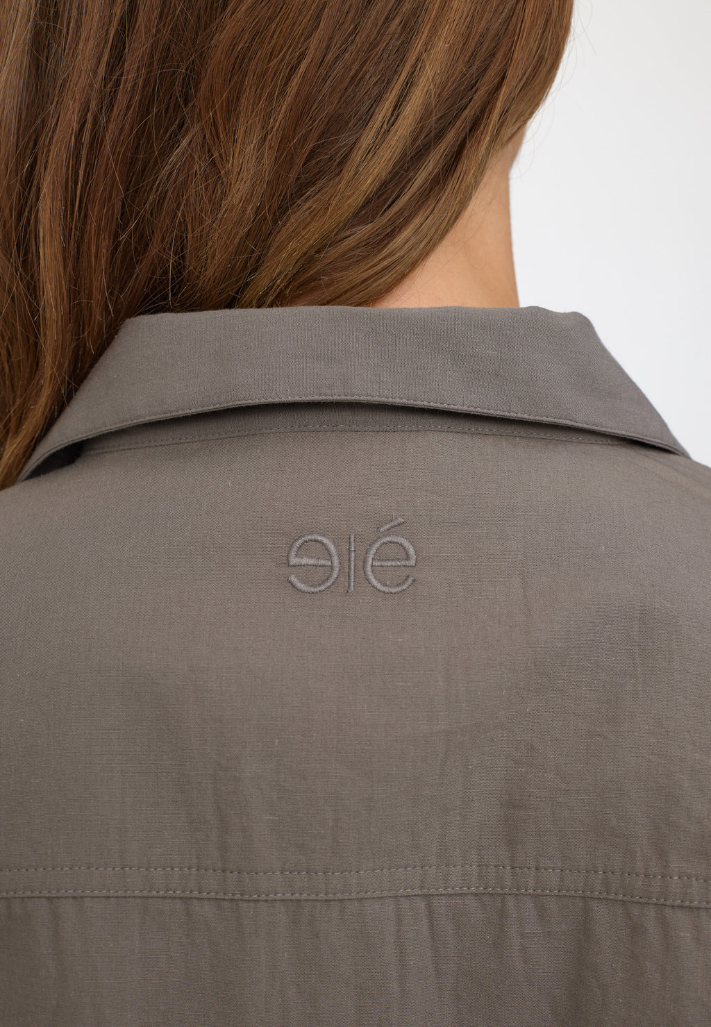ESRuby – Resort Shirt GOTS in Charcoal Gray