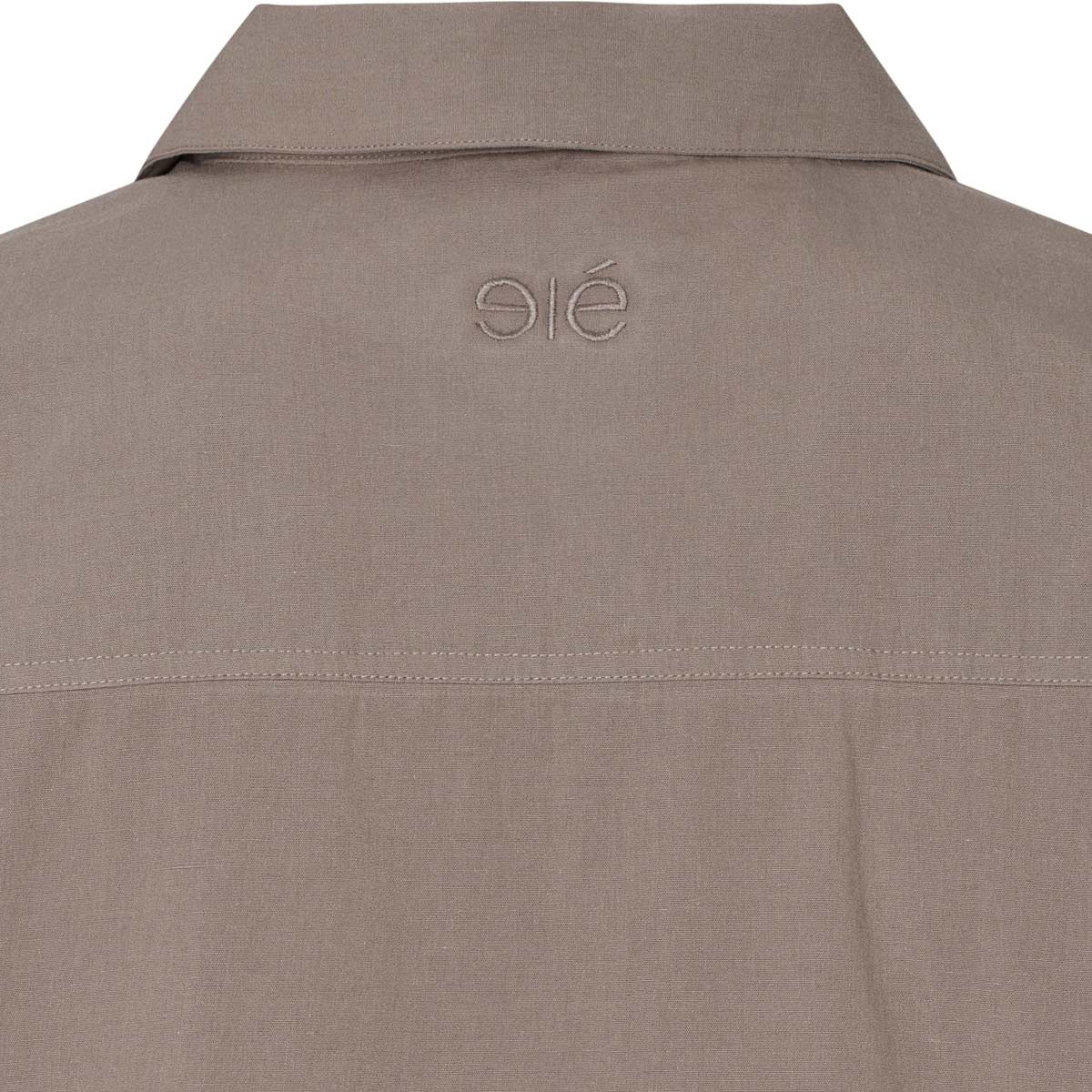 ESRuby – Resort Shirt GOTS in Charcoal Gray