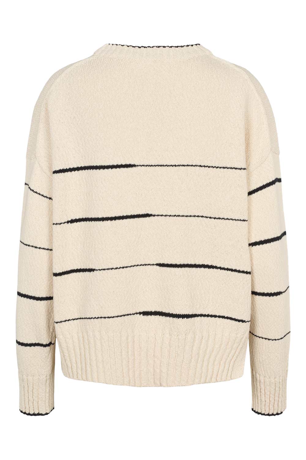 Elly LS Knit Blouse – Eggnog - esme studios