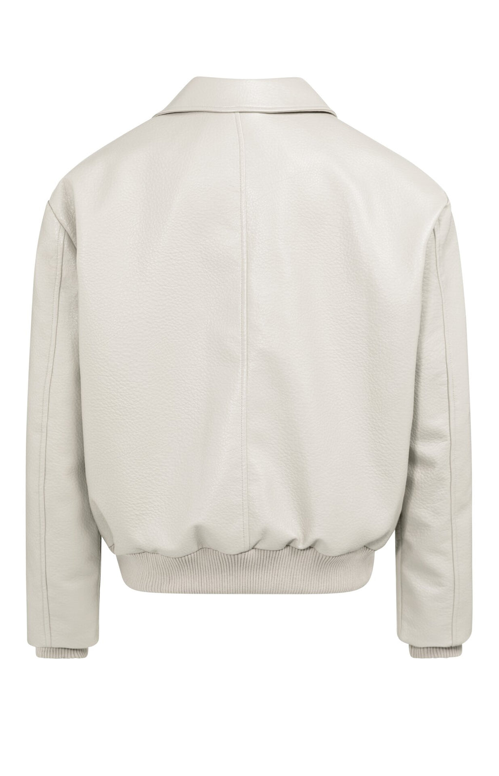 Oversized Faux Leather Jacket in Oxford Tan Brown
