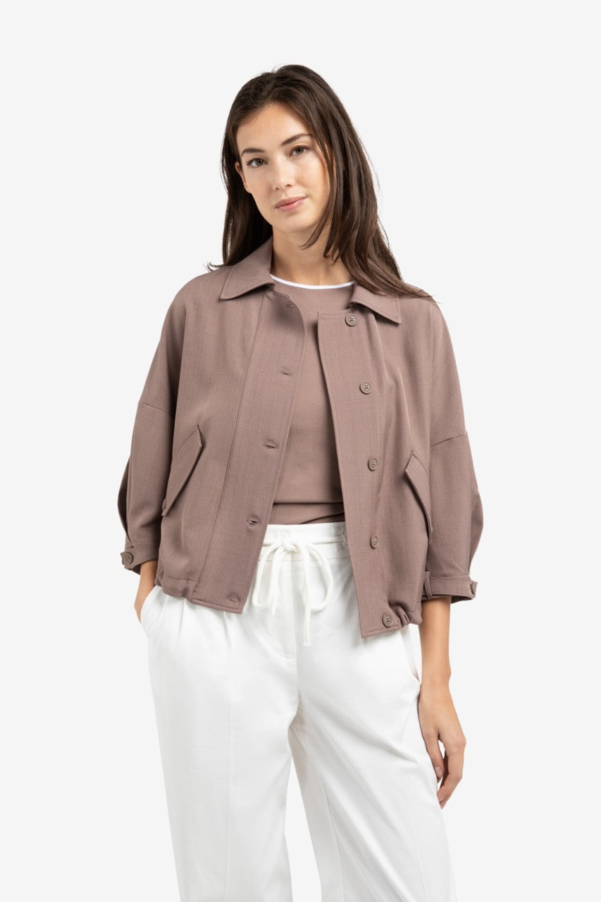 Temple Gray Wide Leg Jersey Trousers – YAYA