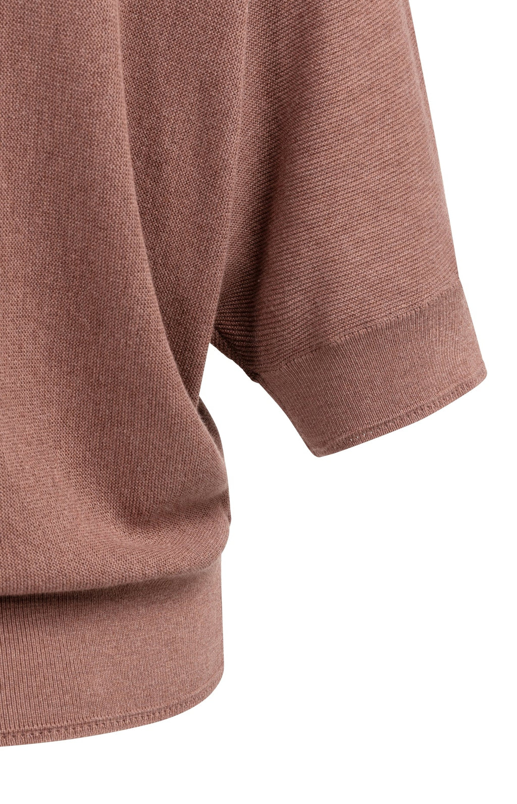 Batwing Cardigan with Short Sleeves and Button Closure Yaya